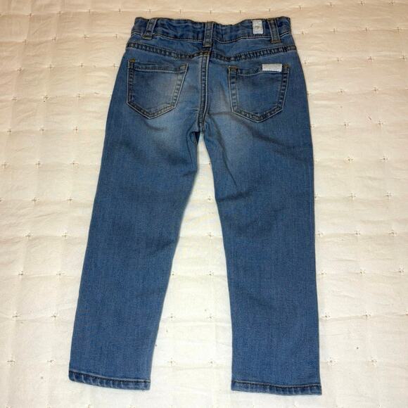 7 For All Mankind Skinny Jeans Girls 3T | Blue Denim Chambray Lightweight - Picture 4 of 8